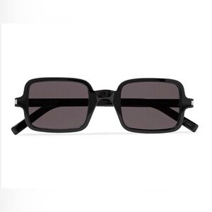 Saint Laurent Square-Frame Acetate Sunglasses Black SL 332 001 Unisex
